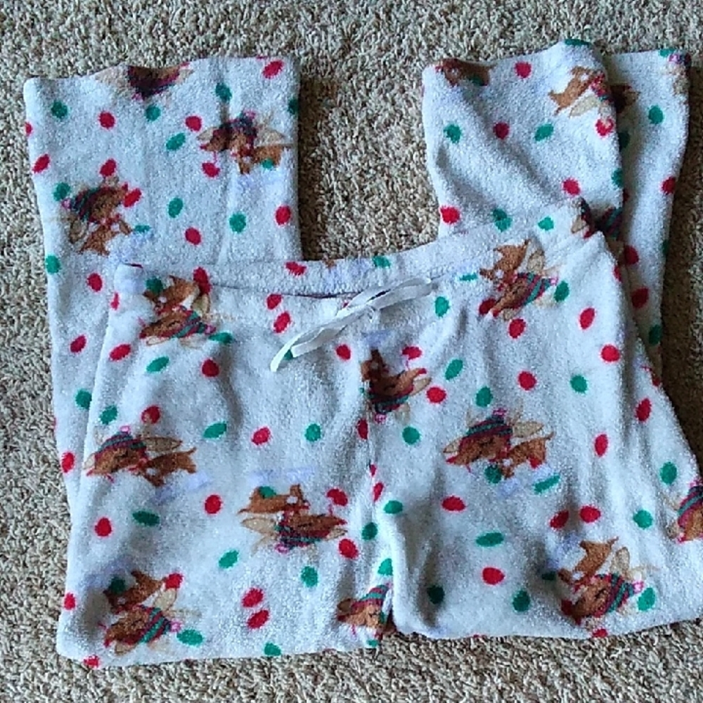 Cozy White Kids Pajamas with Festive Print Christmas